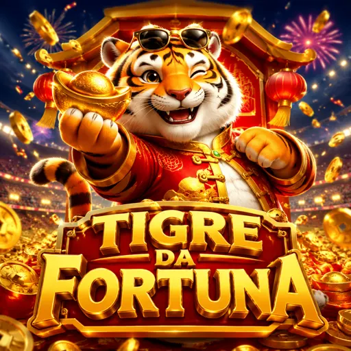 Tela do Fortune Tiger com os três rolos, o tigre dourado no centro e o painel de aposta em reais