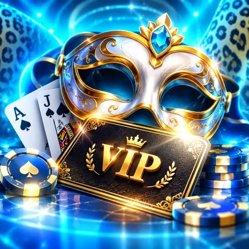 Mesa de Blackjack VIP ao vivo com fichas altas e sete assentos ocupados